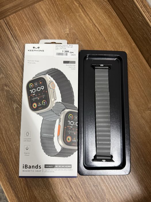 Магнітний ремінець на Apple watch keephone iBands, silicone magnetic
