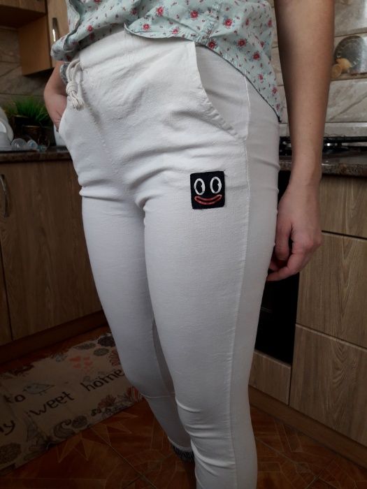 Брюки укороченные стрейч