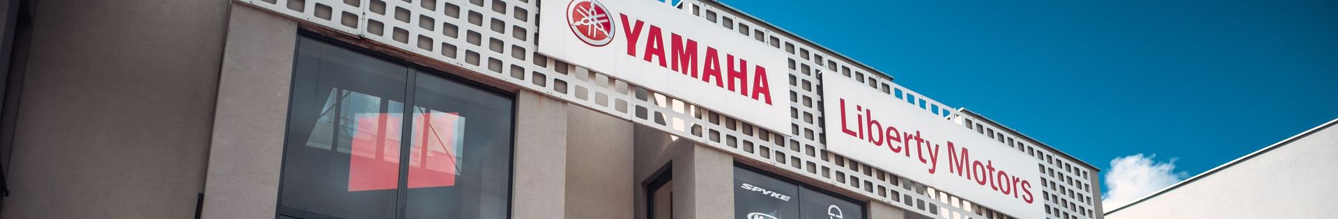 LIBERTY MOTORS Łódź - Dealer: Harley-Davidson, Ducati, Yamaha, Aprilia, Moto Guzzi, Piaggio, Vespa top banner