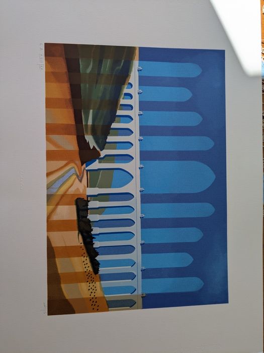 Serigrafia "Aqueduto" Carlos Dugos