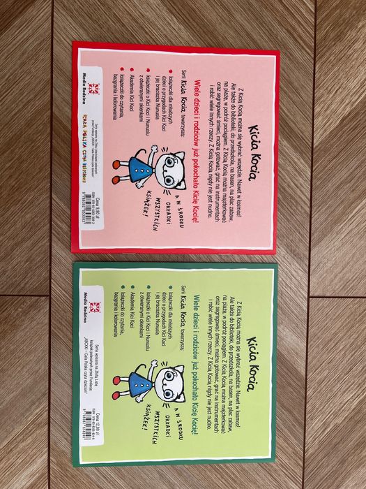2 książki z serii Kicia Kocia stan idealny
