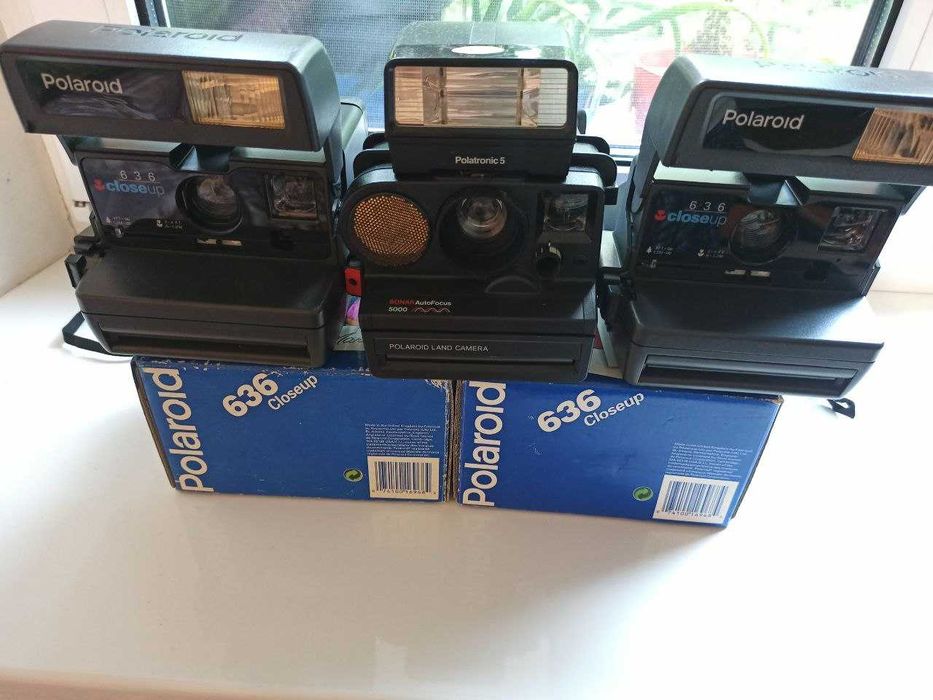 【•】Polaroid 636 i 5000 автофокус фотоапарати ПЕРЕВІРЕНІ РОБОЧІ【•】