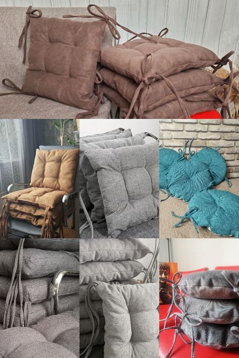 Подушки,сидушки, наволочки