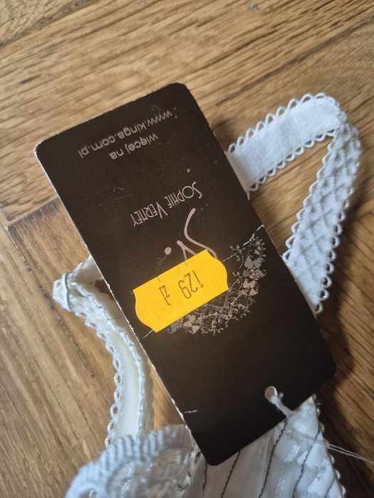 Komplet bielizny stanik 70F & figi M nowy z metkami