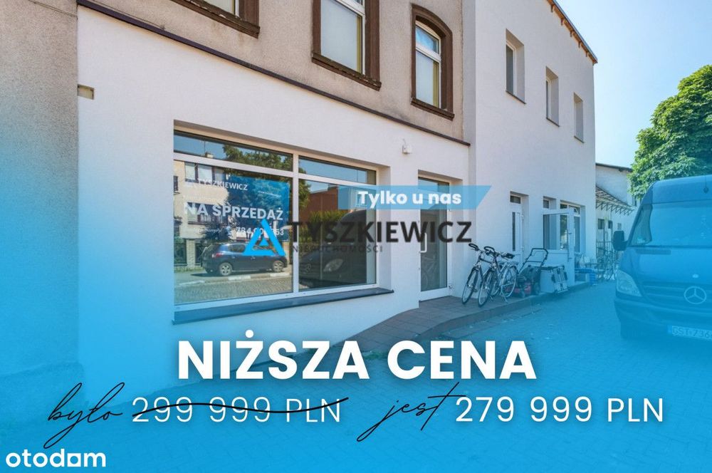 Bez Vat! Lokal usługowy! Taniej -20 000 zł- Zblewo