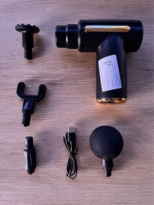 •АКЦІЯ• Масажер для тіла з насадками | Massage gun