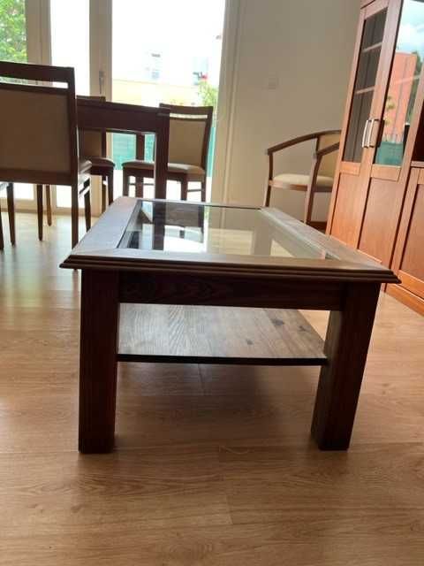 Solid Wood Rectangular Living Room Table, 90x61 cm64861307473794122