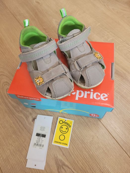 Sandały fisher price r.22 smyk skórzana wkładka