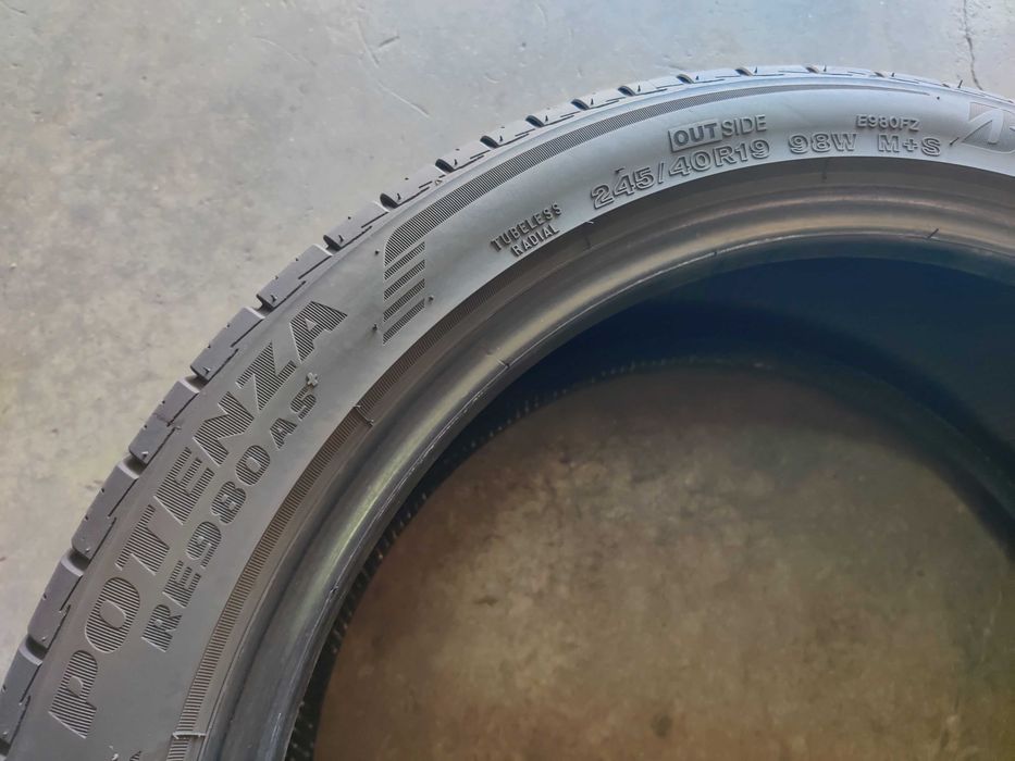 Bridgestone Potenza RE980AS 1шт R19 245/40 шина всесезонна