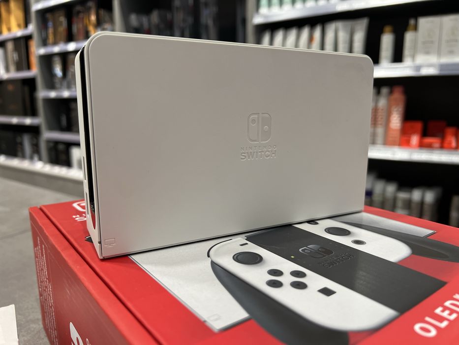 Jak nowa konsola Nintendo Switch Oled biala + gwarancja