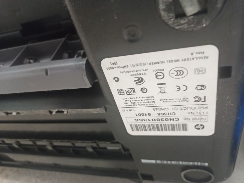 Urządzenie wielofunkcyjne HP deskjet Drukarka uszkodzona