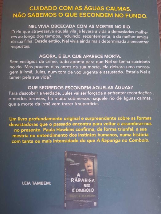 Escrito na Água, de Paula Hawkins