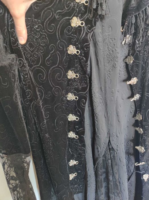 Long Gone Gothic Overcoat Devil Fashion