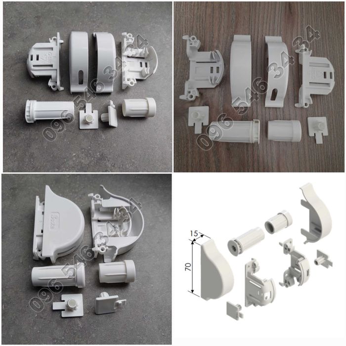 Механізми для тканевих ролет (комплект) Фурнітура рулонних штор
