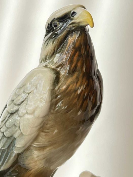 Велика антикварна статуетка птахи Золоті Орли Karl Ens 1900-ті роки