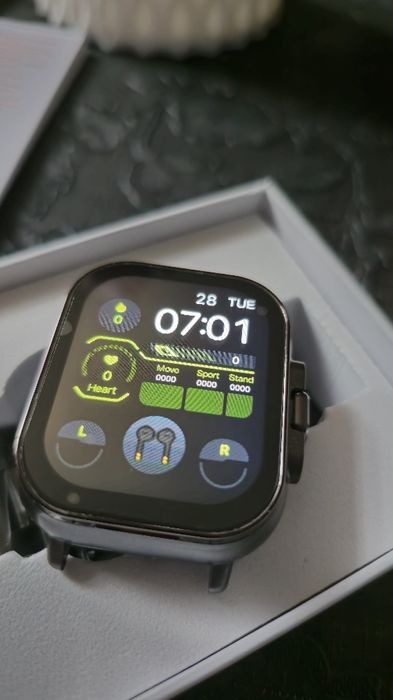 Zegarek Męski Smartwatch TPS 2w1 Bleck z Słuchawki