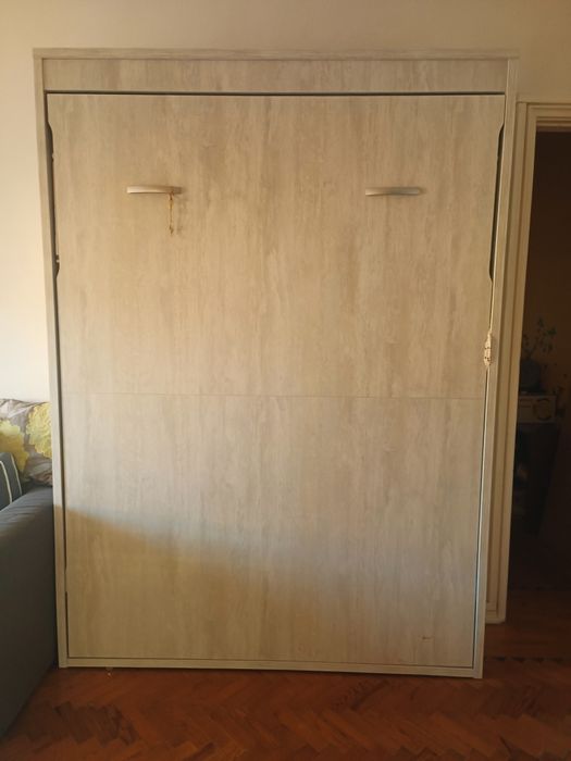 Cama casal rebatível/ oculta/ dobrável/ óptimo estado