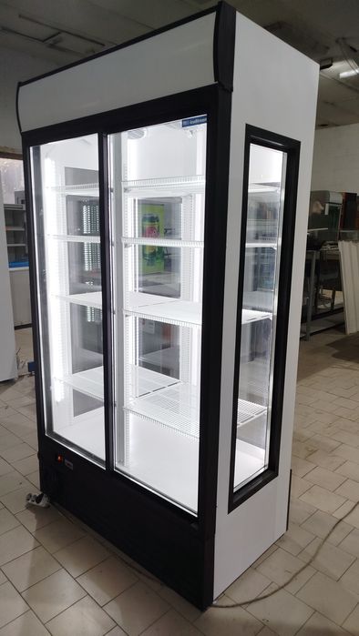 Холодильная Универсальная Витрина АКВАРИУМ С 4.сторон Стекло 016