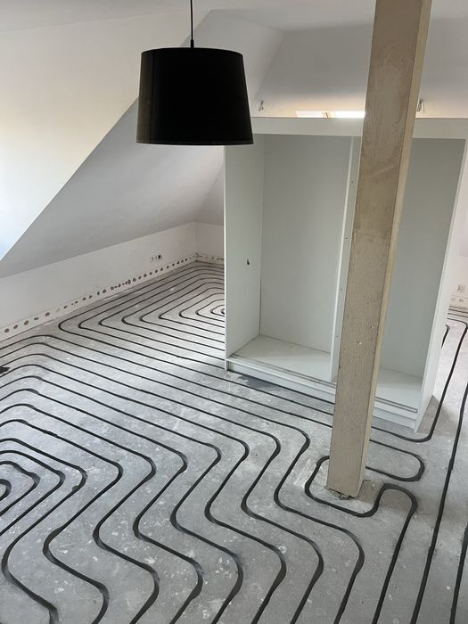 Frezowanie pod ogrzewanie podlogowe