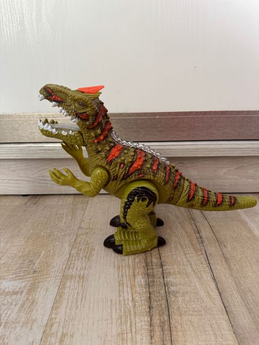 Іграшка динозавр типу Тиранозавр ходить звукові та світлові ефекти