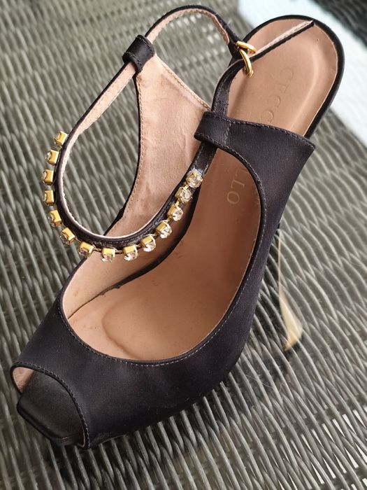 Sapatos de griffe artesanais Brasileiros Cecconello Pretos N°39
