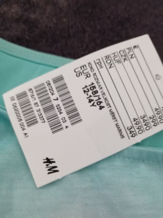 Bluzka H&M rozmiar  158/164 nowa