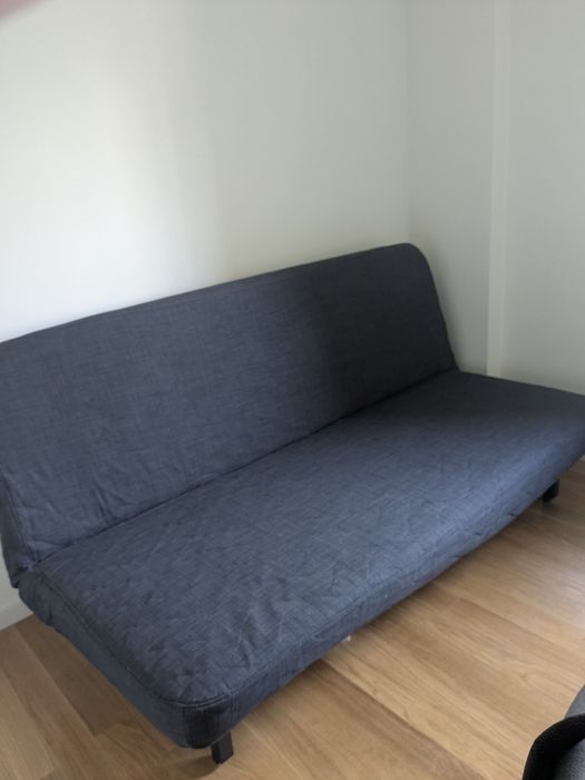 Sofá-cama 3 lugares com colchão