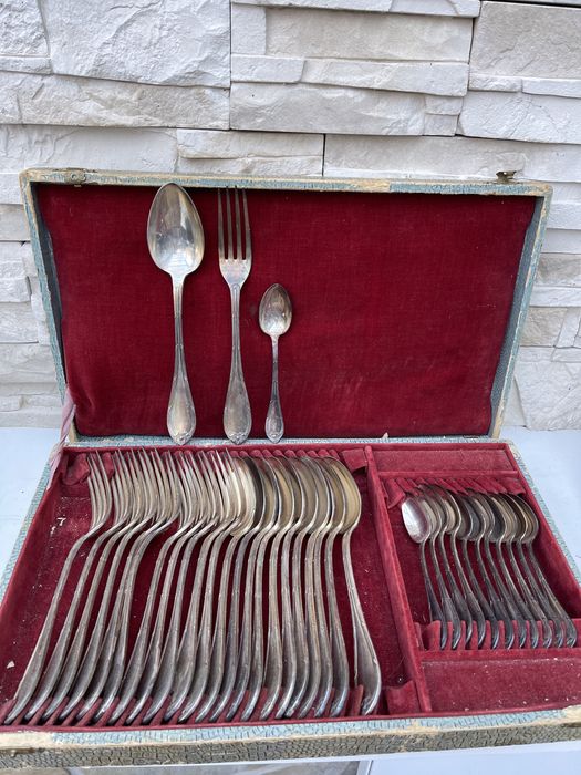 cailar bayard 90 stare francuskie postebrzane sztućce 36szt