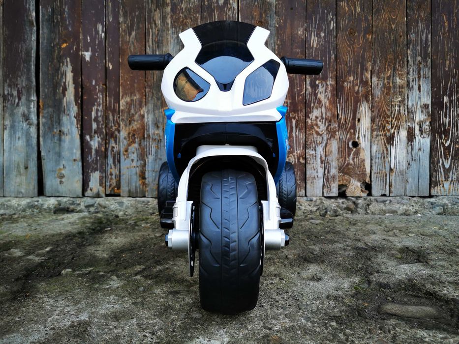 Motocykl BMW RR Ścigacz Elektryczny Trójkołowy Auto AKUMULATOR DZIECI