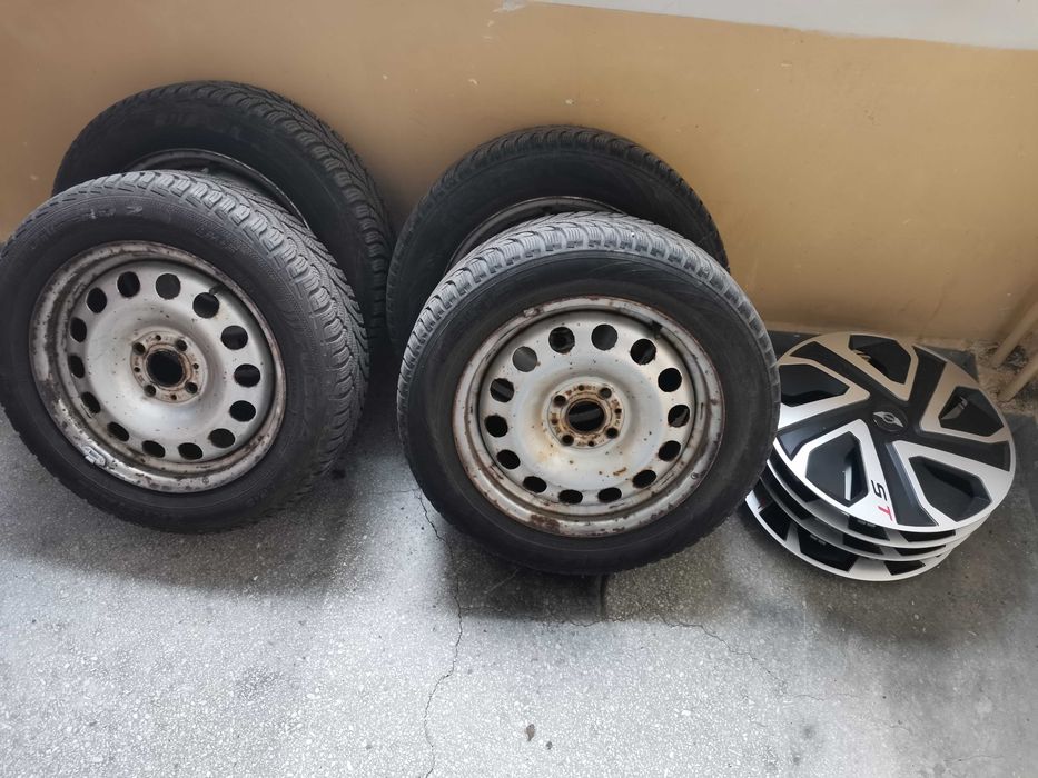 Koła do Mini Cooper r50 na felgach stalowych, zimowe
