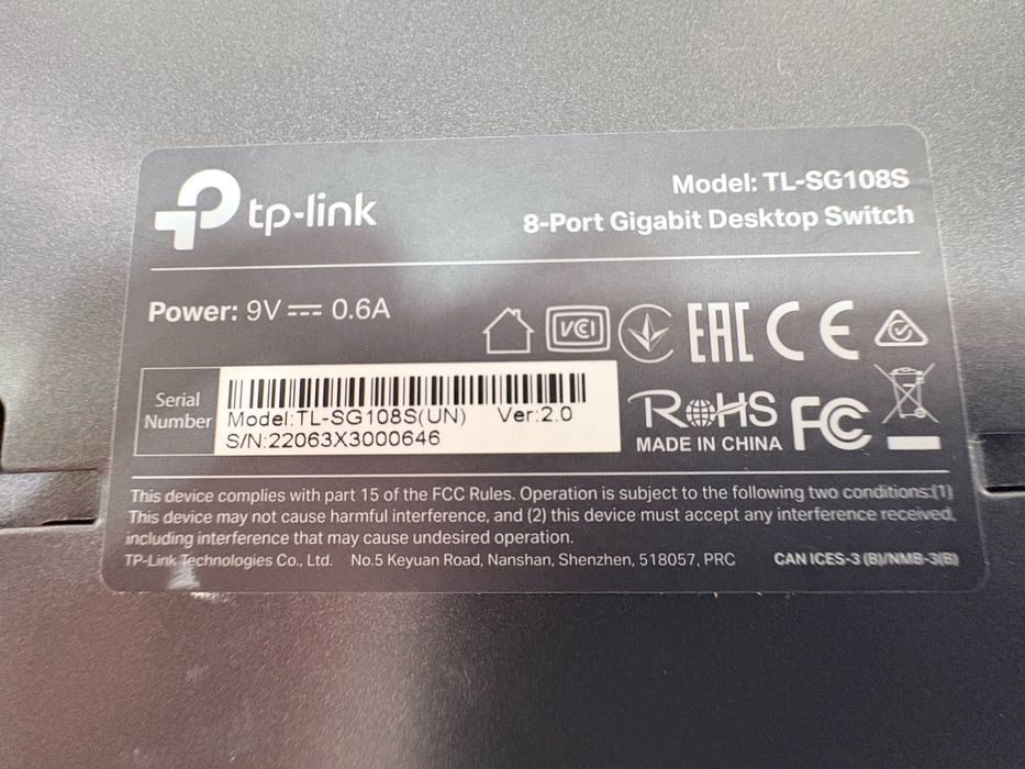 TP-Link TL-SG108S – Switch Gigabit 8 Portas [82]