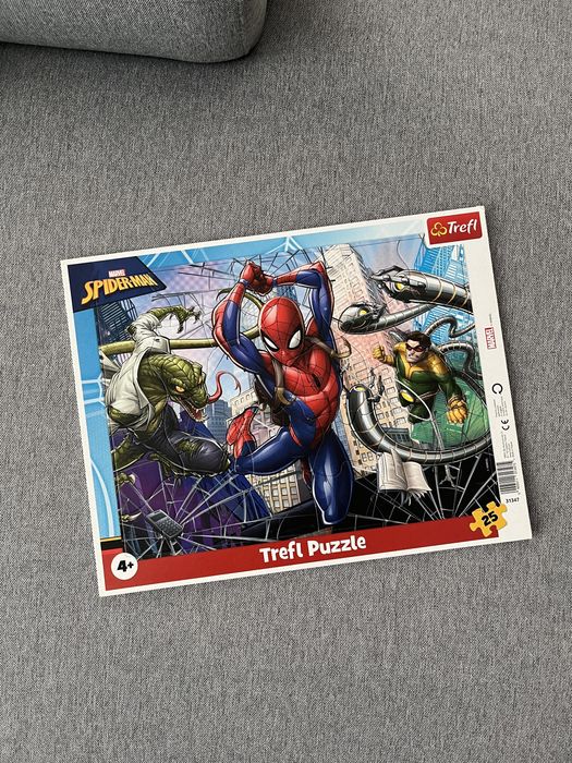 Zestaw 4 pudełek puzzli Avengers, Spiderman - Trefl Clementoni