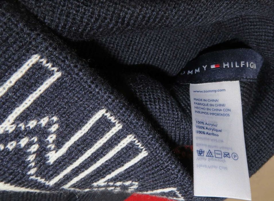 Tommy Hilfiger komplet czapka i szalik nowy na prezent