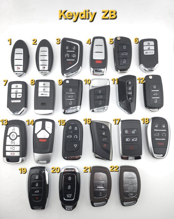 Універсальні ключі Keydiy KD