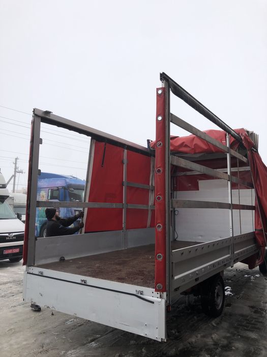 Будка, кузов тентований бортовий 10європал Повна штора!