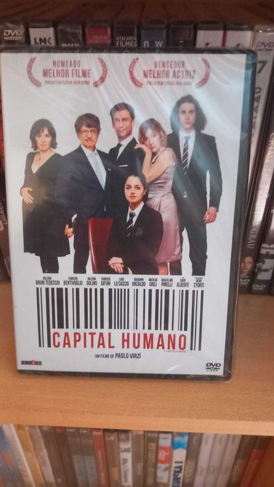 Dvd NOVO Capital Humano SELADO Filme Italiano Legendas em Português