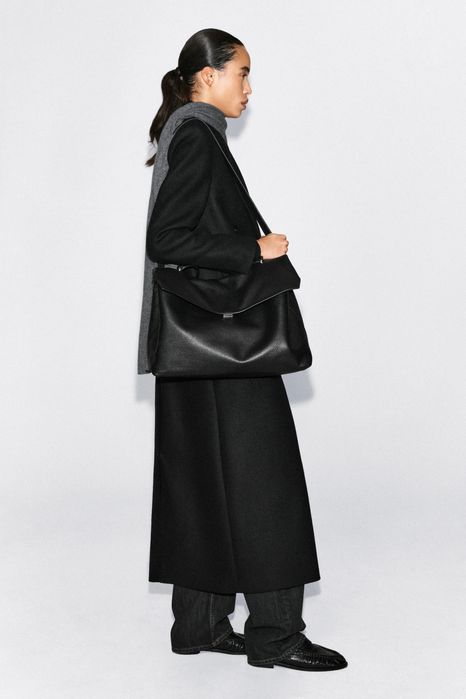Новая кожаная сумка COS Trullo неуловимая везде sold out в стиле Balenciaga Rodeo