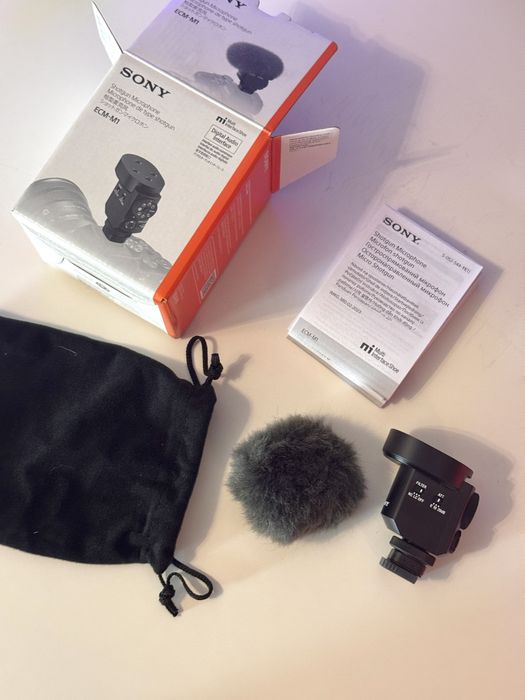 Sony ECM-M1 Microfone de camera Mi Interface