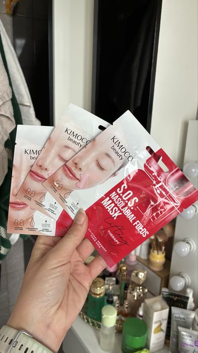 Kimoco hydrozelowa maska wypelniajaca bruzdy nosowo wargowe