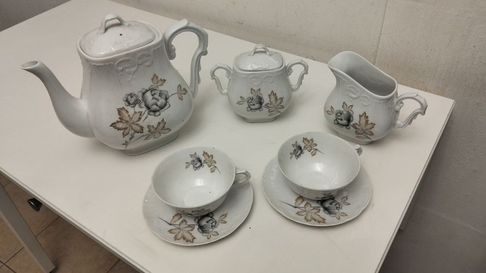 Serviço chá e café da vista alegre
