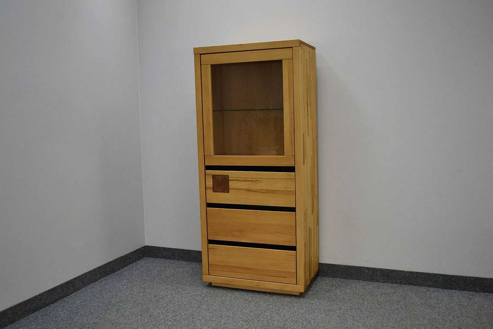 Witryna drewniana, BUK lakierowany, seria MONTREUX, II gat. -50%