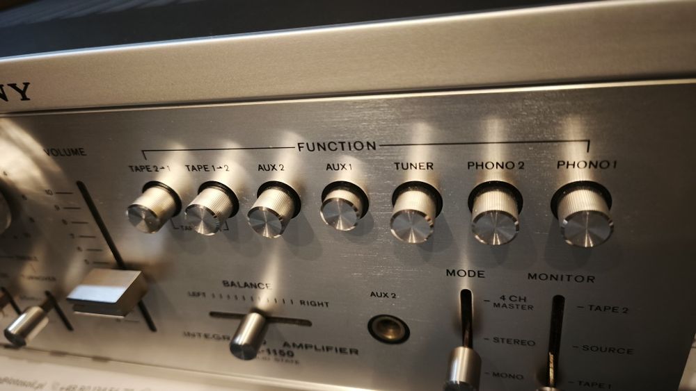 Sony TA-1150 – Japońska precyzja i charakter z dawnych lat. Instrukcja
