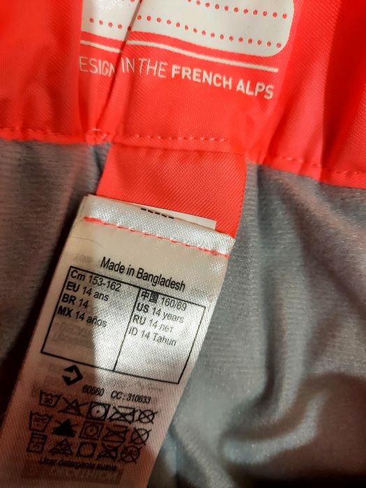 Spodnie narciarskie dziewczęce