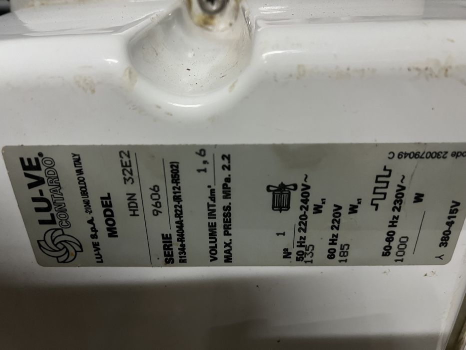 Evaporador Monofásico Contardo Hitec LU-VE HDN32EZ