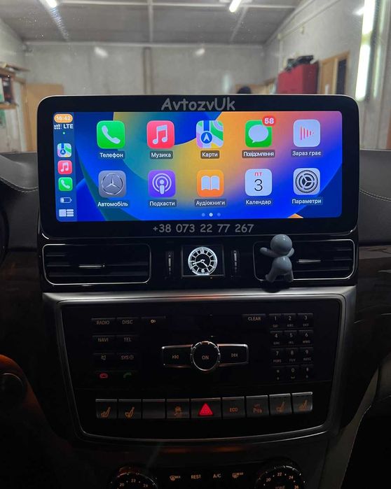 Магнитола BMW Mercedes AUDI Lexus GPS USB Дисплей Андроид 15 CarPlay