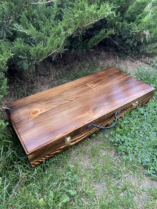 Набір Шампурів у дерев‘яному кейсі Max Lux