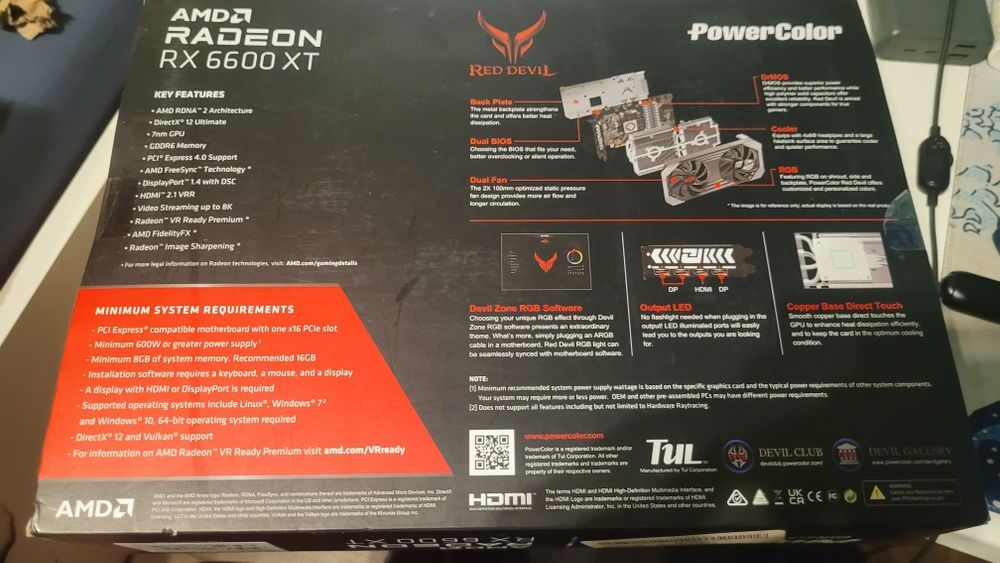 Red Devil Amd Radeon RX 6600 XT