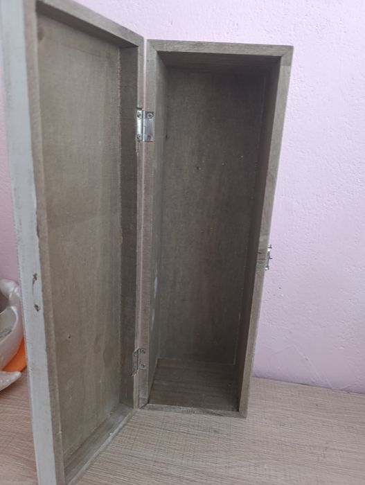 Стильний дерев’яний бокс «Wine» для інтер'єру та подарунків