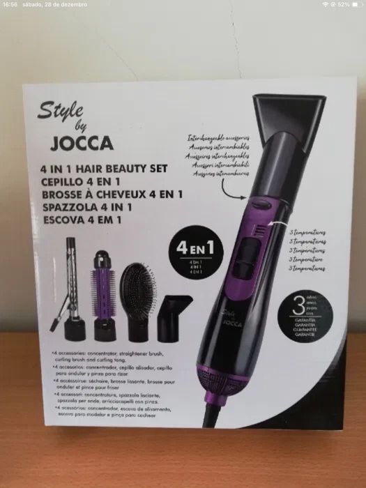 Conjunto de 4 acessórios para moldar o cabelo