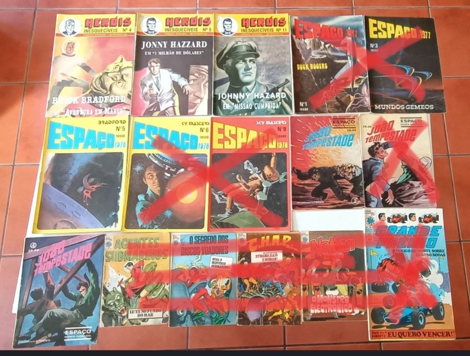 36 Livros  Comix, Col. Modernos Banda D., Desporto e Aven